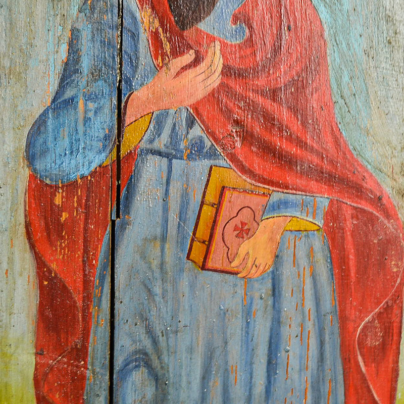 Icona su porticina “Sant. Pavolu” Mosca XVIII secolo