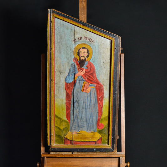 Icona su porticina “Sant. Pavolu” Mosca XVIII secolo