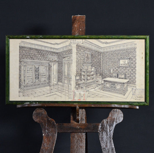 Disegno architettura Valabrega. Torino