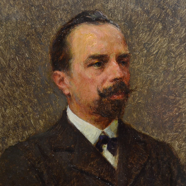 Dipinto olio su tela “Ritratto di gentiluomo piemontese” Epoca ‘800