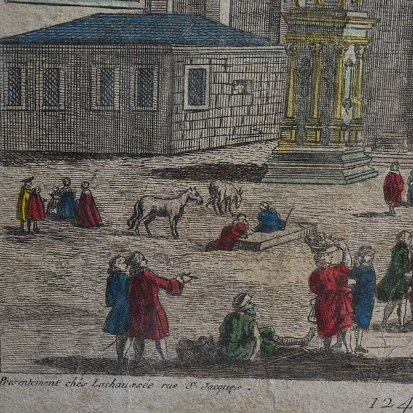 Incisione raffigurante la Chiesa di San Giovanni e San Pietro a Venezia