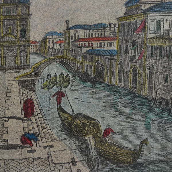 Incisione raffigurante la Chiesa di San Giovanni e San Pietro a Venezia