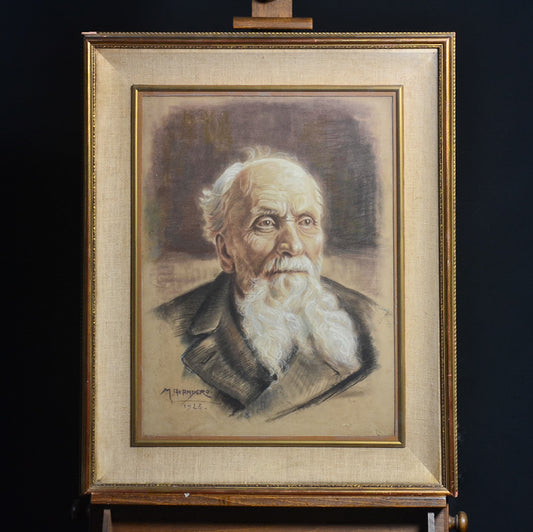 Ritratto a tecnica mista M.Avandero 1925