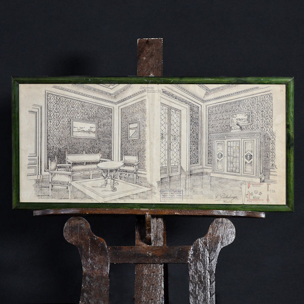Disegno architettura Valabrega Torino