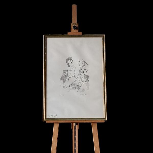 DISEGNO CARBONCINO "ESIBIZIONE CANORA"