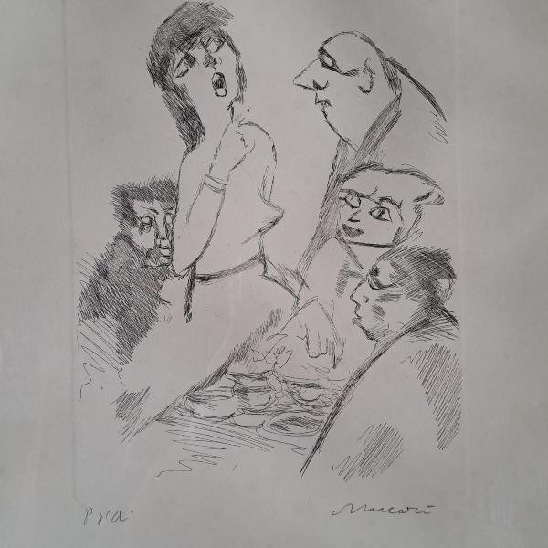 DISEGNO CARBONCINO "ESIBIZIONE CANORA"