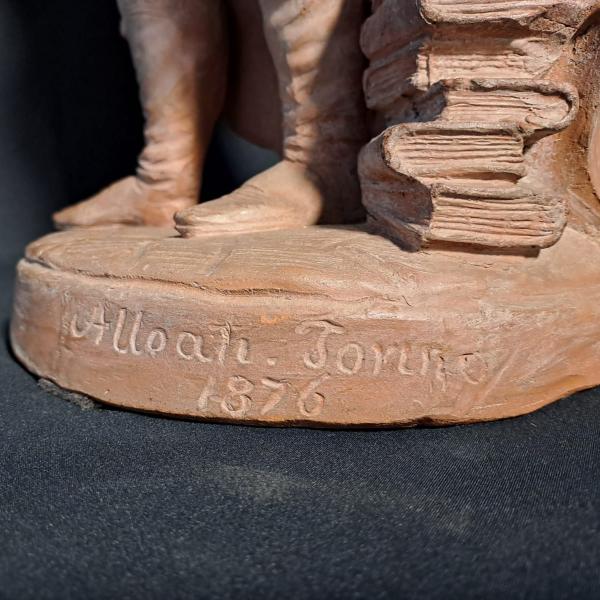 SCULTURA IN TERRACOTTA RAFF. VITTORIO ALFIERI