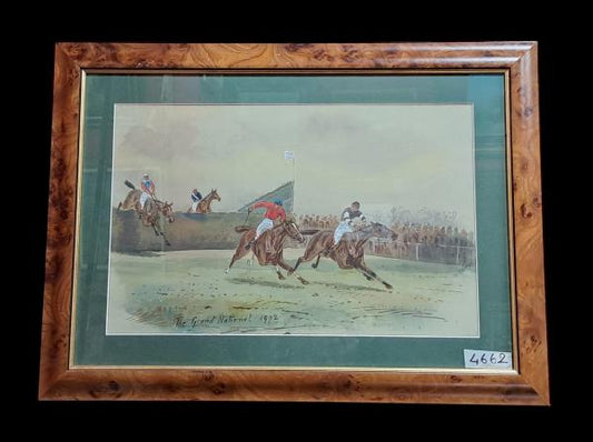OPERA FIRMATA W. VERNER LONGE "THE GRAND NATIONAL"