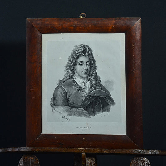 Stampa personaggio storico francese del ‘700