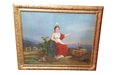 "L'italia Turrita" scuola Romana epoca '800