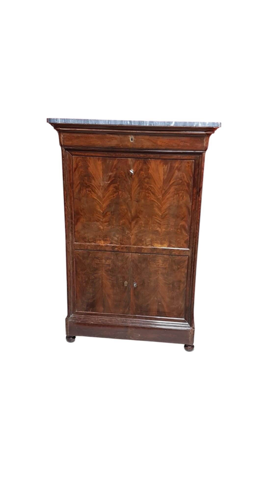 Secretaire in legno di mogano