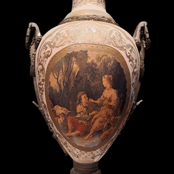 VASO IN PORCELLANA VECCHIA PARIGI