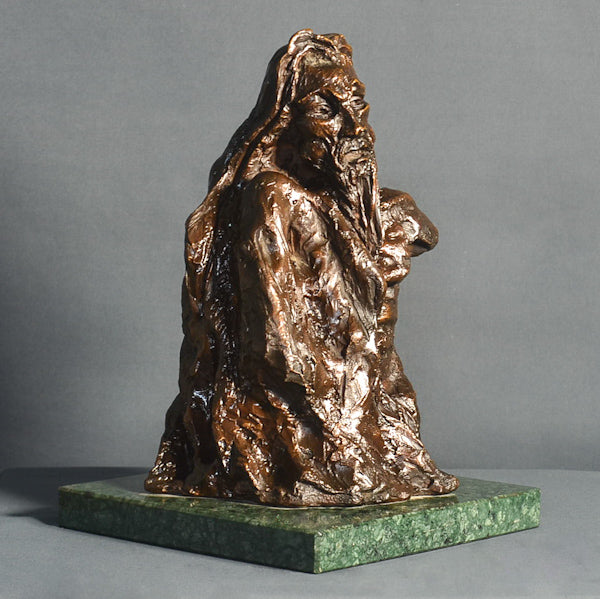 Bronzo raffigurante “Cristo sofferente” f.to Carlo Bellomonte.