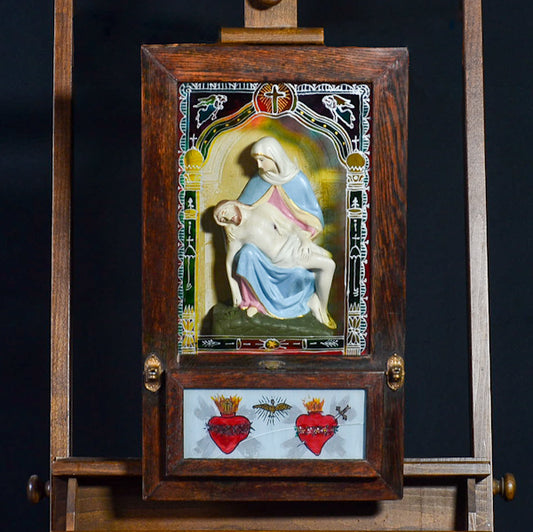 Bacheca per devozione e scomparto dedicato alle richieste di misericordia. Fine ‘800