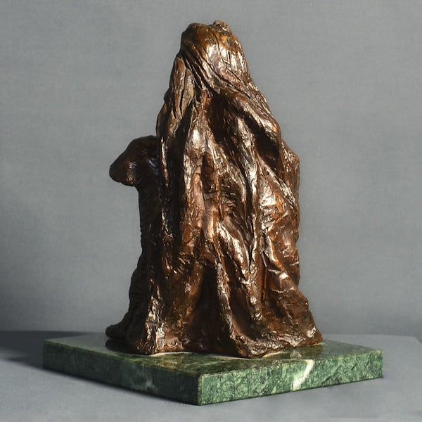 Bronzo raffigurante “Cristo sofferente” f.to Carlo Bellomonte.