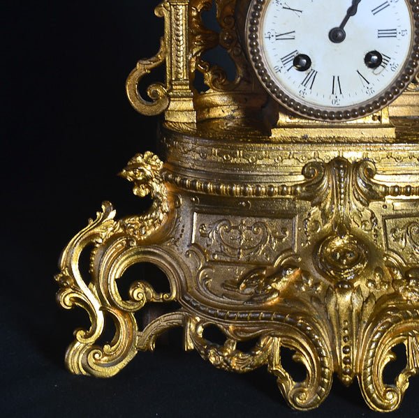 Pendola in bronzo con figura risorgimentale. Francia, fine ‘800