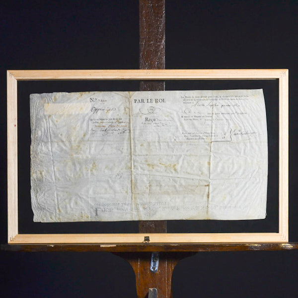 Raro documento antico. Francia 1790