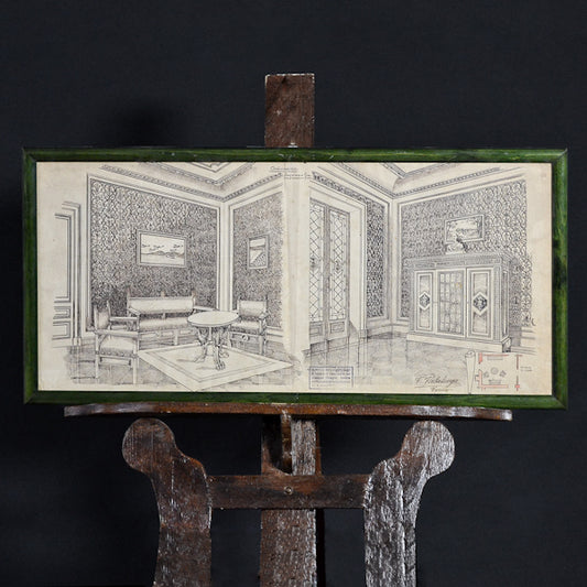 Disegno architettura Valabrega Torino