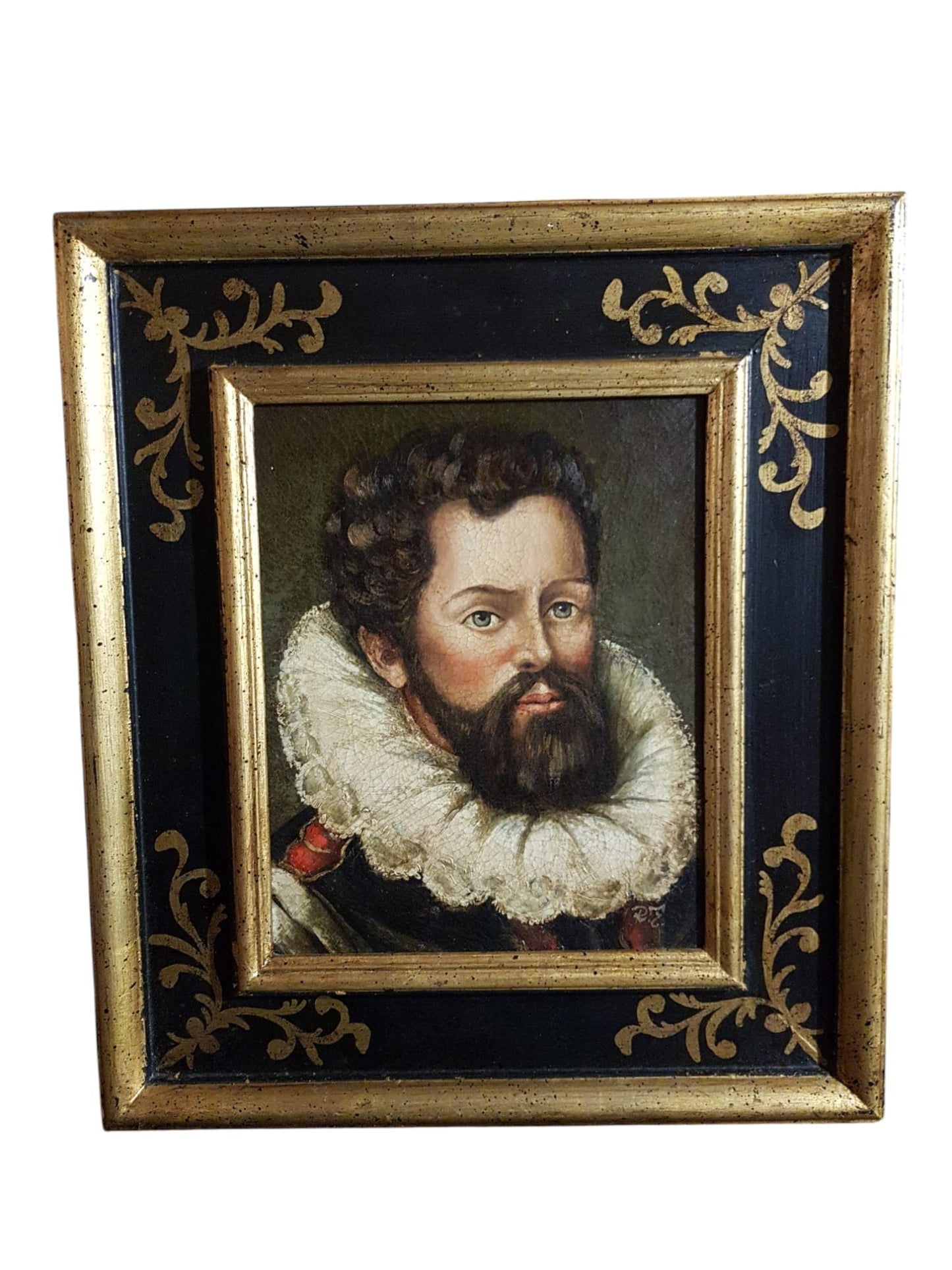 Dipinto olio su tela Raffigurante "Personaggio"