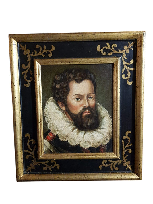 Dipinto olio su tela Raffigurante "Personaggio"