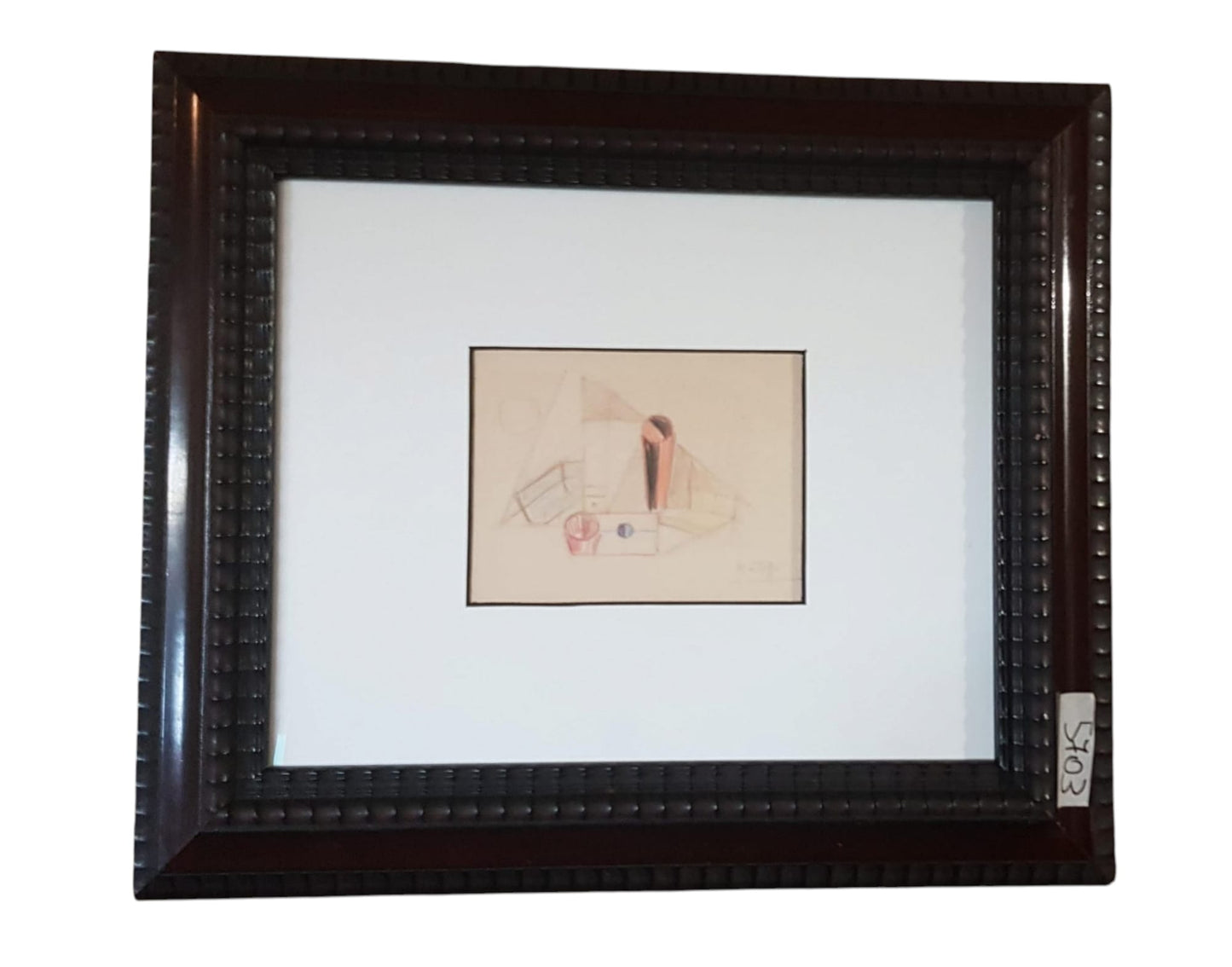 Opera firmata Mario Tozzi "Composizione Geometrica"