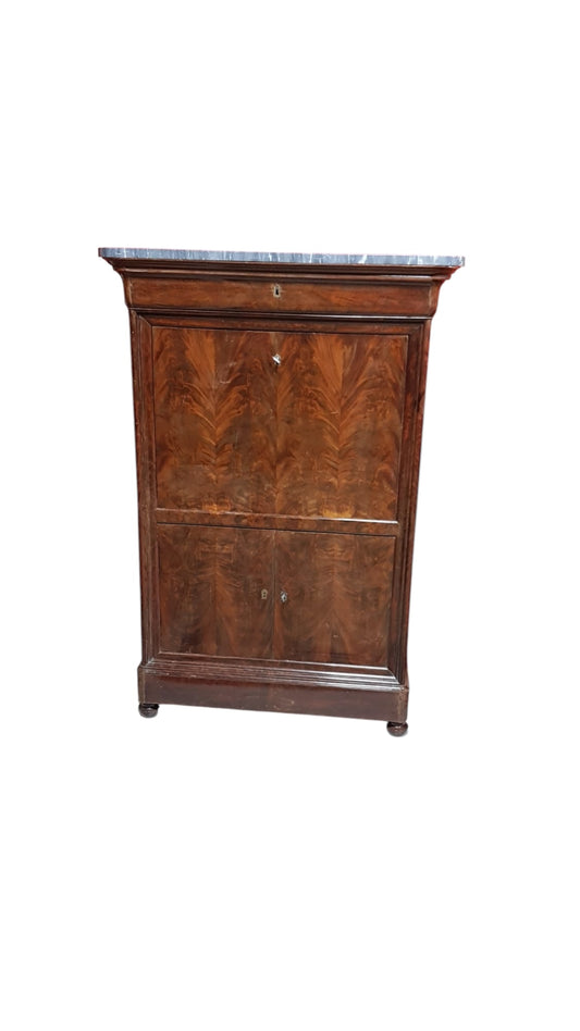 Secretaire in legno di mogano